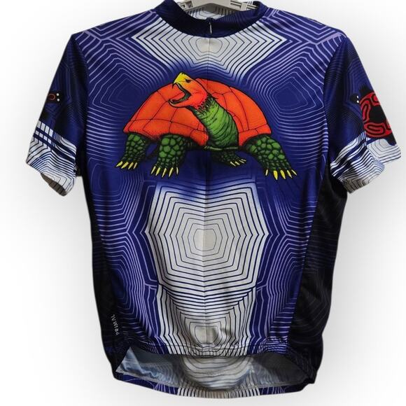 Primal Wear Cycling Jersey Graphic T-Rex Dinosaur Men’s Short Sleeve - Picture 1 of 7